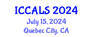 International Conference on Communication and Linguistics Studies (ICCALS) July 15, 2024 - Quebec City, Canada