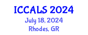 International Conference on Communication and Linguistics Studies (ICCALS) July 18, 2024 - Rhodes, Greece