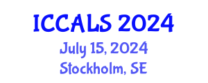 International Conference on Communication and Linguistics Studies (ICCALS) July 15, 2024 - Stockholm, Sweden