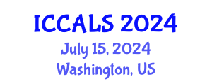 International Conference on Communication and Linguistics Studies (ICCALS) July 15, 2024 - Washington, United States