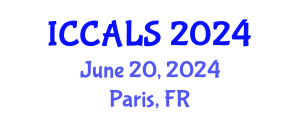 International Conference on Communication and Linguistics Studies (ICCALS) June 20, 2024 - Paris, France