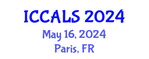 International Conference on Communication and Linguistics Studies (ICCALS) May 16, 2024 - Paris, France