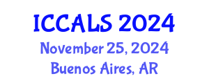 International Conference on Communication and Linguistics Studies (ICCALS) November 25, 2024 - Buenos Aires, Argentina