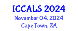 International Conference on Communication and Linguistics Studies (ICCALS) November 04, 2024 - Cape Town, South Africa