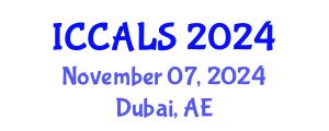 International Conference on Communication and Linguistics Studies (ICCALS) November 07, 2024 - Dubai, United Arab Emirates