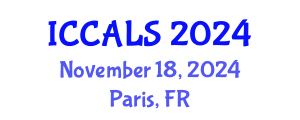 International Conference on Communication and Linguistics Studies (ICCALS) November 18, 2024 - Paris, France