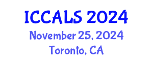 International Conference on Communication and Linguistics Studies (ICCALS) November 25, 2024 - Toronto, Canada