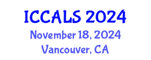 International Conference on Communication and Linguistics Studies (ICCALS) November 18, 2024 - Vancouver, Canada
