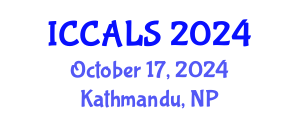 International Conference on Communication and Linguistics Studies (ICCALS) October 17, 2024 - Kathmandu, Nepal