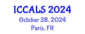 International Conference on Communication and Linguistics Studies (ICCALS) October 28, 2024 - Paris, France