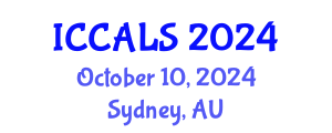 International Conference on Communication and Linguistics Studies (ICCALS) October 10, 2024 - Sydney, Australia