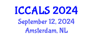 International Conference on Communication and Linguistics Studies (ICCALS) September 12, 2024 - Amsterdam, Netherlands