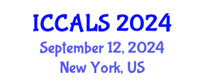 International Conference on Communication and Linguistics Studies (ICCALS) September 12, 2024 - New York, United States