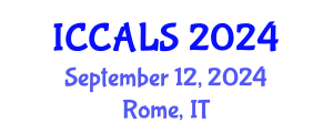 International Conference on Communication and Linguistics Studies (ICCALS) September 12, 2024 - Rome, Italy