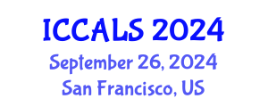 International Conference on Communication and Linguistics Studies (ICCALS) September 26, 2024 - San Francisco, United States
