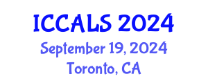 International Conference on Communication and Linguistics Studies (ICCALS) September 19, 2024 - Toronto, Canada