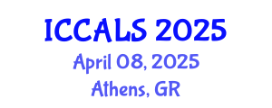 International Conference on Communication and Linguistics Studies (ICCALS) April 08, 2025 - Athens, Greece