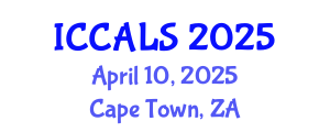 International Conference on Communication and Linguistics Studies (ICCALS) April 10, 2025 - Cape Town, South Africa