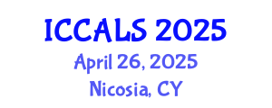 International Conference on Communication and Linguistics Studies (ICCALS) April 26, 2025 - Nicosia, Cyprus