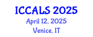 International Conference on Communication and Linguistics Studies (ICCALS) April 12, 2025 - Venice, Italy