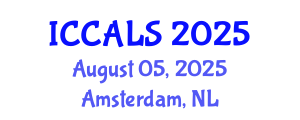 International Conference on Communication and Linguistics Studies (ICCALS) August 05, 2025 - Amsterdam, Netherlands
