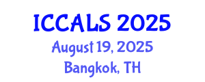 International Conference on Communication and Linguistics Studies (ICCALS) August 19, 2025 - Bangkok, Thailand
