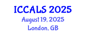 International Conference on Communication and Linguistics Studies (ICCALS) August 19, 2025 - London, United Kingdom