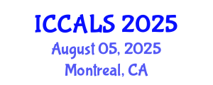 International Conference on Communication and Linguistics Studies (ICCALS) August 05, 2025 - Montreal, Canada