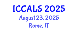 International Conference on Communication and Linguistics Studies (ICCALS) August 23, 2025 - Rome, Italy