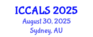 International Conference on Communication and Linguistics Studies (ICCALS) August 30, 2025 - Sydney, Australia