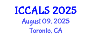 International Conference on Communication and Linguistics Studies (ICCALS) August 09, 2025 - Toronto, Canada