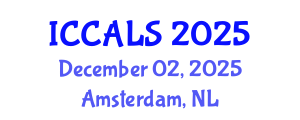International Conference on Communication and Linguistics Studies (ICCALS) December 02, 2025 - Amsterdam, Netherlands