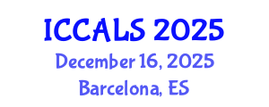 International Conference on Communication and Linguistics Studies (ICCALS) December 16, 2025 - Barcelona, Spain