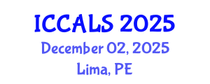 International Conference on Communication and Linguistics Studies (ICCALS) December 02, 2025 - Lima, Peru
