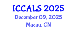 International Conference on Communication and Linguistics Studies (ICCALS) December 09, 2025 - Macau, China