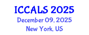 International Conference on Communication and Linguistics Studies (ICCALS) December 09, 2025 - New York, United States