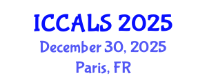 International Conference on Communication and Linguistics Studies (ICCALS) December 30, 2025 - Paris, France