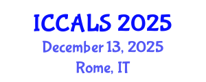 International Conference on Communication and Linguistics Studies (ICCALS) December 13, 2025 - Rome, Italy