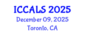 International Conference on Communication and Linguistics Studies (ICCALS) December 09, 2025 - Toronto, Canada