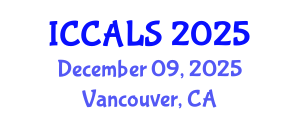 International Conference on Communication and Linguistics Studies (ICCALS) December 09, 2025 - Vancouver, Canada
