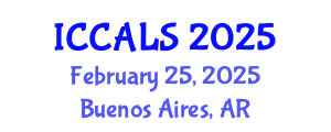 International Conference on Communication and Linguistics Studies (ICCALS) February 25, 2025 - Buenos Aires, Argentina