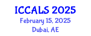 International Conference on Communication and Linguistics Studies (ICCALS) February 15, 2025 - Dubai, United Arab Emirates