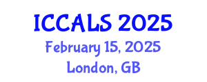 International Conference on Communication and Linguistics Studies (ICCALS) February 15, 2025 - London, United Kingdom