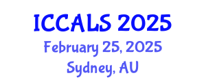International Conference on Communication and Linguistics Studies (ICCALS) February 25, 2025 - Sydney, Australia