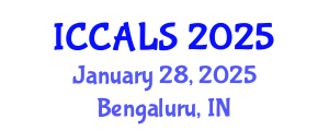 International Conference on Communication and Linguistics Studies (ICCALS) January 28, 2025 - Bengaluru, India
