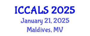 International Conference on Communication and Linguistics Studies (ICCALS) January 21, 2025 - Maldives, Maldives