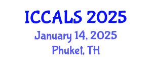 International Conference on Communication and Linguistics Studies (ICCALS) January 14, 2025 - Phuket, Thailand
