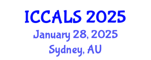 International Conference on Communication and Linguistics Studies (ICCALS) January 28, 2025 - Sydney, Australia