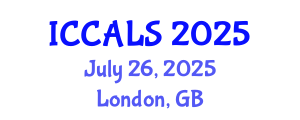 International Conference on Communication and Linguistics Studies (ICCALS) July 26, 2025 - London, United Kingdom