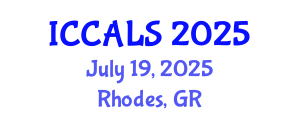 International Conference on Communication and Linguistics Studies (ICCALS) July 19, 2025 - Rhodes, Greece